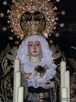 Virgen de los Dolores en Trono